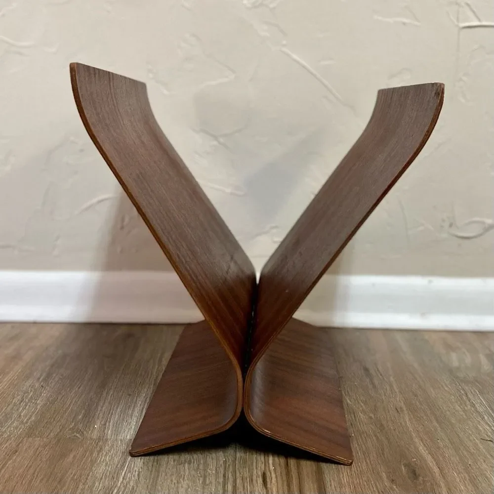 Vintage MCM Bentwood Magazine Rack by Paul Rowan for Umbra - Picture 2 of 9